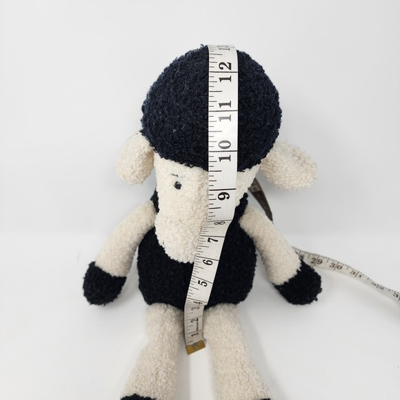 Manhattan Toy Company Plush Black And White Llama‎ Goat Sheep 2000 17" Vintage - Picture 4 of 7